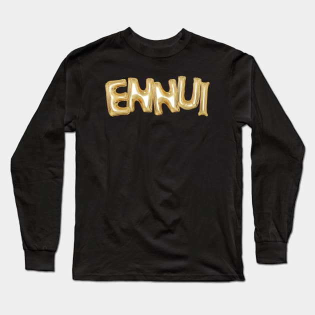 Ennui - Party Time! Long Sleeve T-Shirt by TheGentlemanPeacock